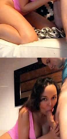 Hot amateur teen blowjob and facial HD video