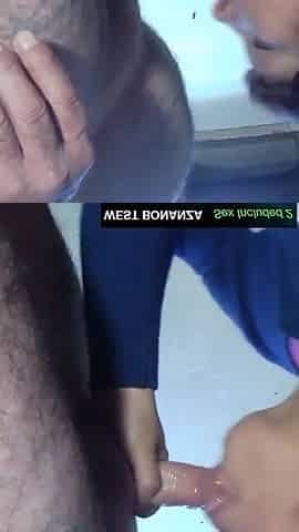 Lizeth's Long Blowjob - Sucking Hot Cum Into Her Mouth