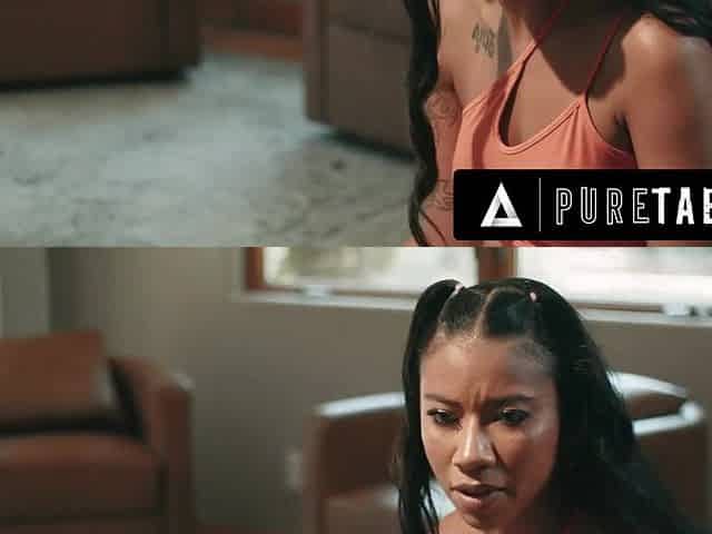 PURE TABOO Scheming Stud TRICKS Gullible stepbae Ameena Green To Rush Home & Take Care Of Him
