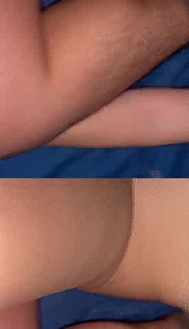 Huge cream on my ramrod, her little vagina keeps drenching me in cream. Part three