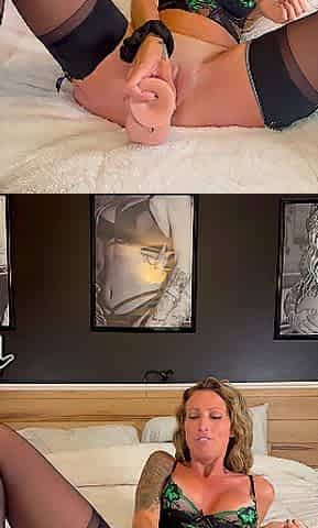 BG- BJ, Riding, Cum discharged to Chest