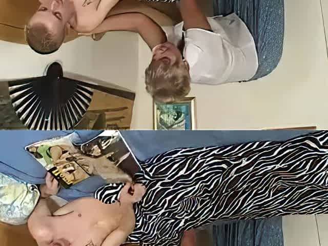 Mon CatchesSson Masturbating and Helps Him Out