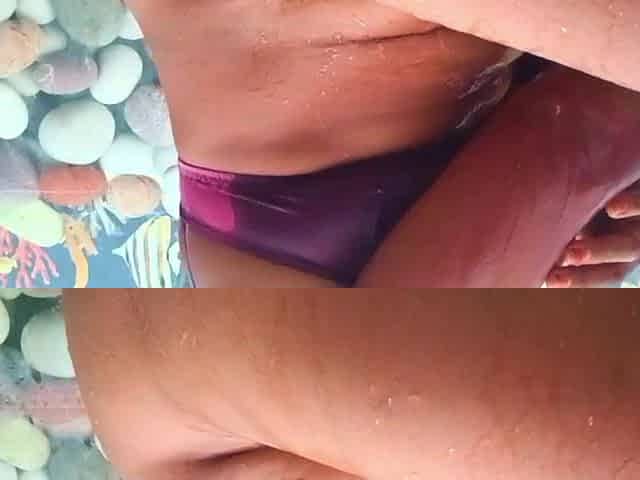 Ammu Is Showing Us by Applying Soap on Huge Boobs and Sweet Pussy