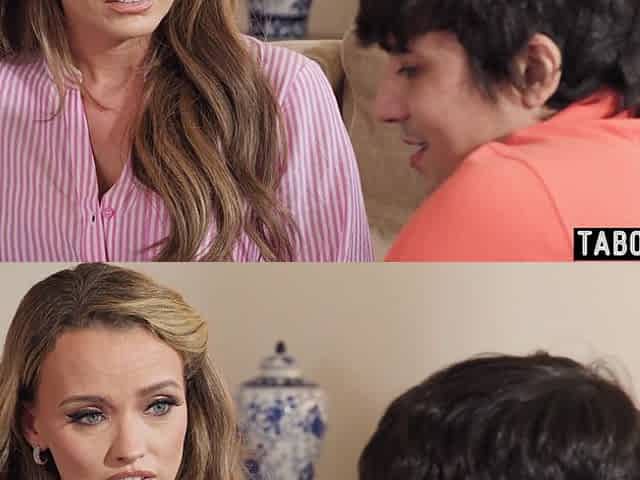 Stepson wants to get MILF stepmoms pussy