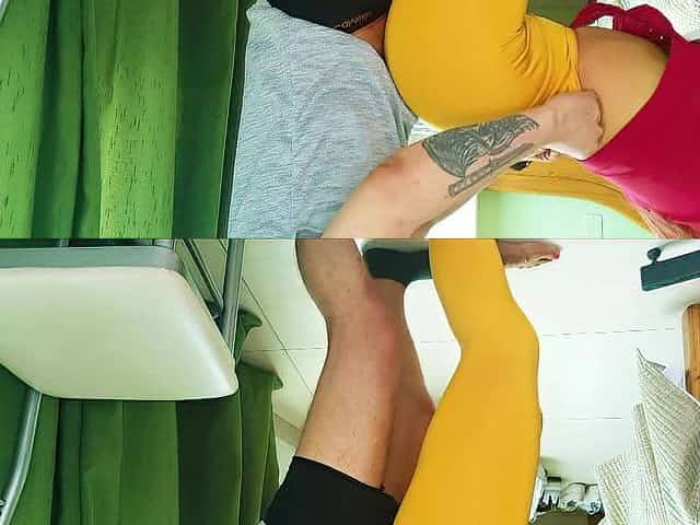 FETISH UNCENSORED TAUT REAL LARGE ASS MAMA IN TIGHTS LEGGINGS SPANDEX FETISH