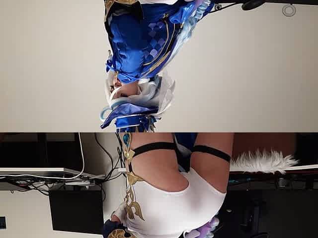 The Kinky Furina From Genshin Impact Prefers Aether's Nutritious Cum, Which Is Supposed to End up in Her Shaved Pussy