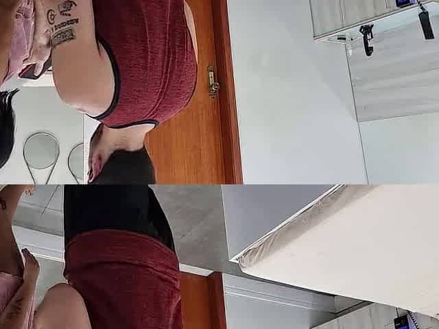 Behind the scenes of the recording of the nasty Joyce Camargo, preggy with twins, having sex with Jr. Doidera.