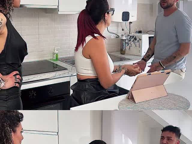Italian amateur porn: THREE-SOME with AUNT and my girlfriend - who is the larger Italian bitch of the 2?