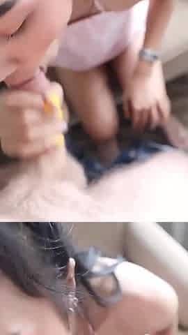 Johntronx - Her Hairy Pussy Got Fucked on Armchair and on the Bed