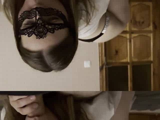 The angel gives a oral-sex and gets a rod doggystyle