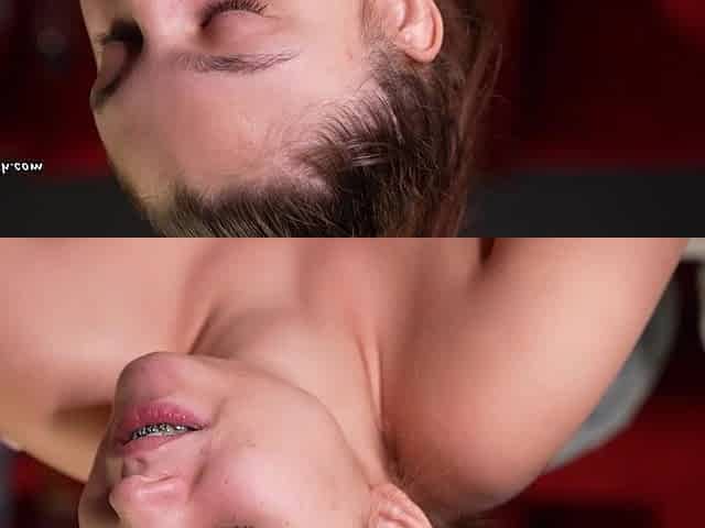Braces on Fetish Gal, Shlong Rub on Braces, Pissing in Open Throat