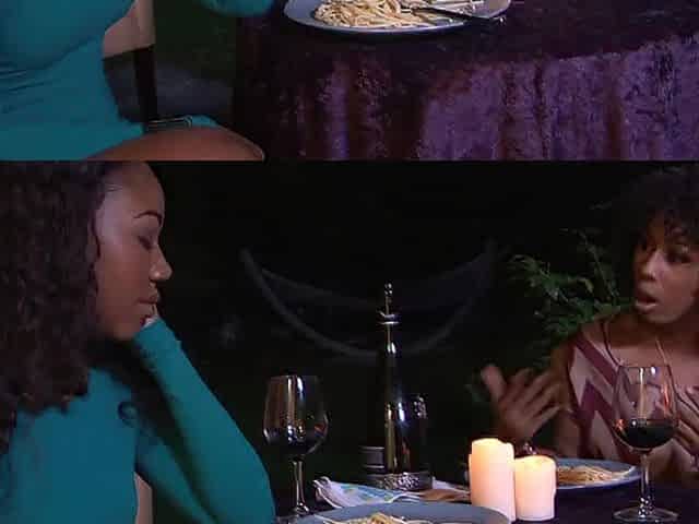 Large ebony lesbos snatch licking vibrator playing