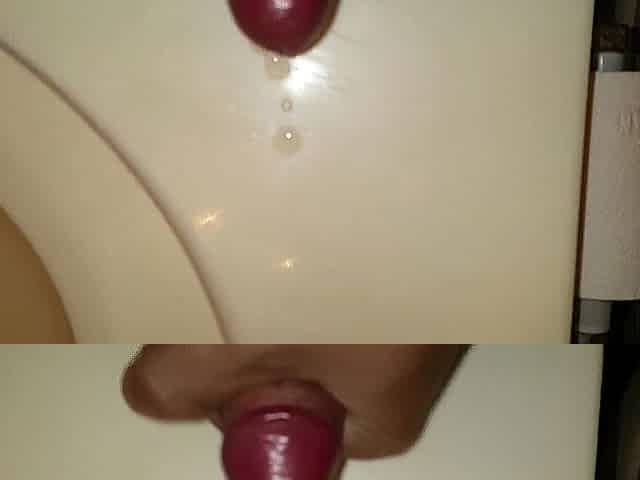 Slow motion cum discharged.