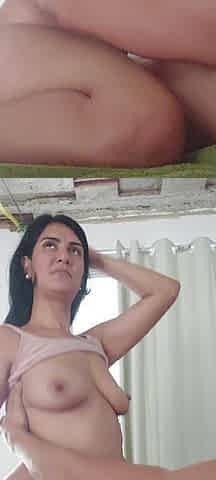 Beautiful and Wonderful Vanessinha Rolling on the Penis