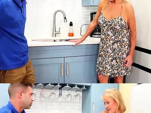 Mrs Desiree Eden is glad to have her step-son at home again