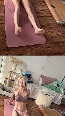 Slim fit blond stretches in pants