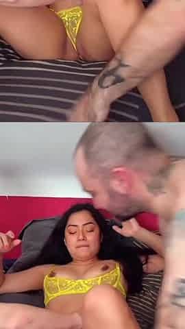 Adeli, Gorgeous Latina, Loves Lesbian Sex