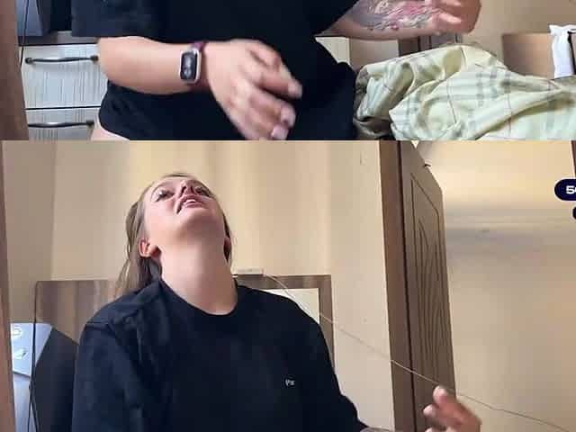 Amateur hot teen POV blowjob video