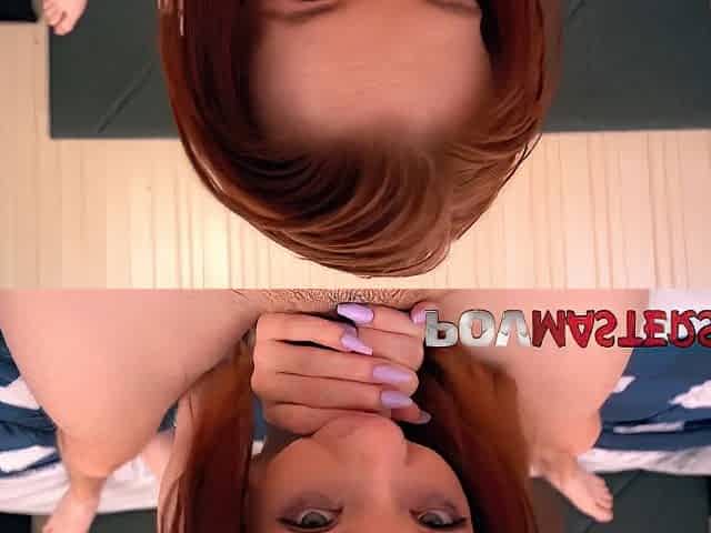 Petite Redhead Suck, Fuck, And Facial