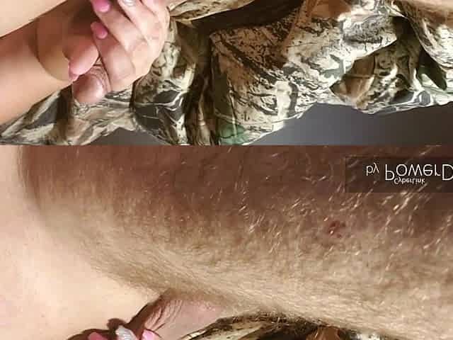 Shoving him to the edge previous to letting him cum