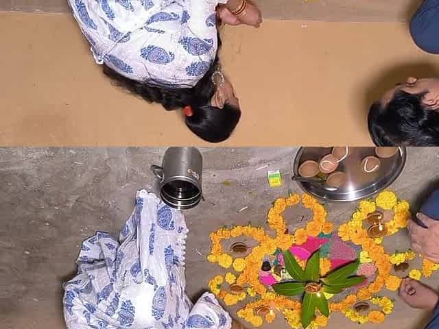 Indian Puja Bhabhi Having Sex On Diwali After Celebration Hardcore Having Blowjob60fps - Striptease