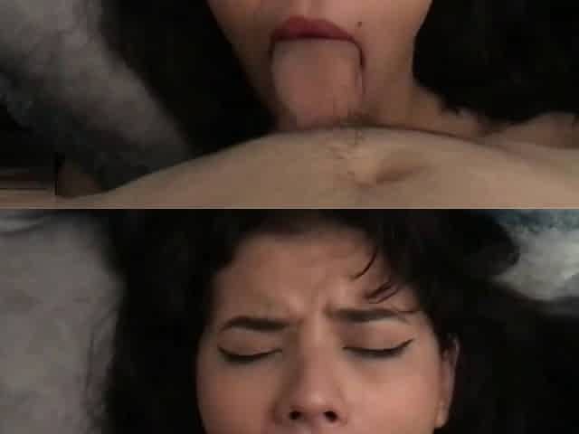 Sensual Blowjob with Quick Handjob by a Beautiful Latina Girl