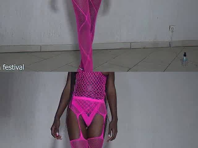 Hot skinny Ebony nympho whith long legs spending your evening on my cock