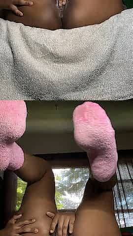 Black Playgirl Squirts like A Fountain