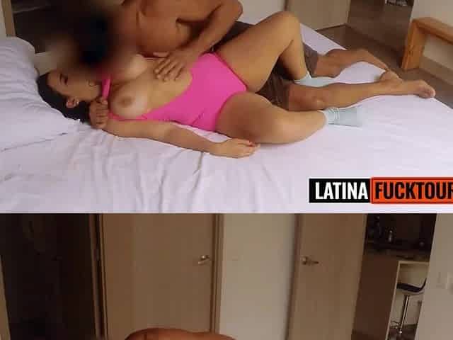 Breasty Curvacious Colombian Honey RAMMED Coarse & Raw By American BWC