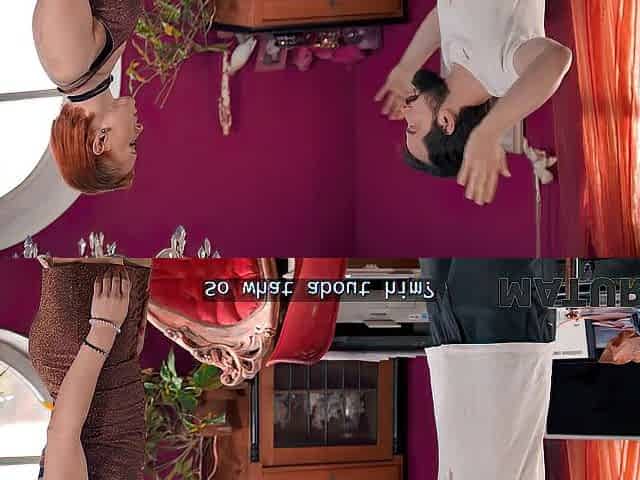 MATURE4K. Older redhead craved a powerful climax and managed to make it real