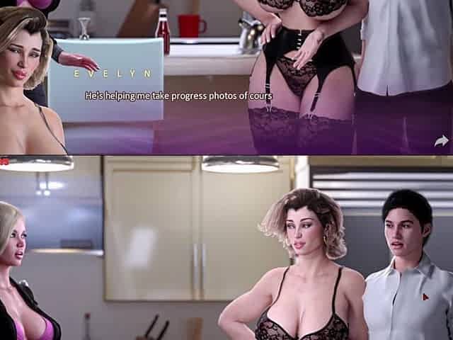 Kissing His Beautiful Sexy MILF Landlady Then She Shows Her Perfect MILF BBW Body - Apocalust Chapter 09 03 3D Porn Game