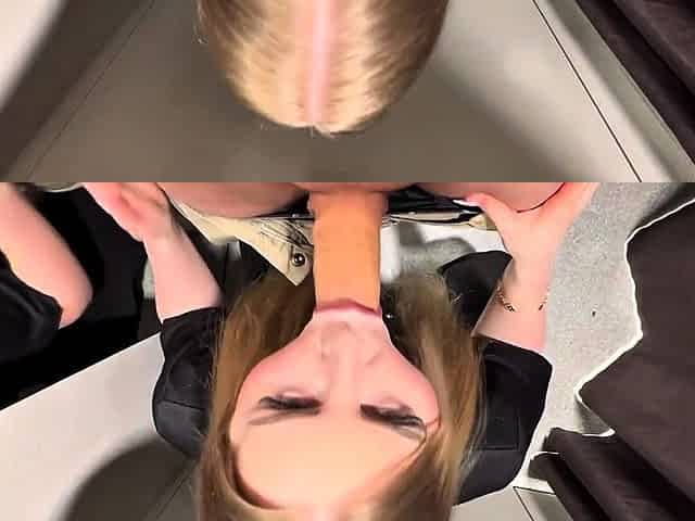 POV Blowjob in Changing Room