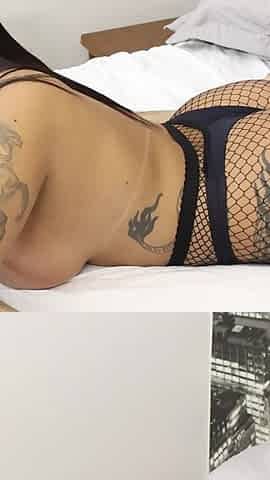 Sasha in Sexy Fishnet Footjob and Handjob POV