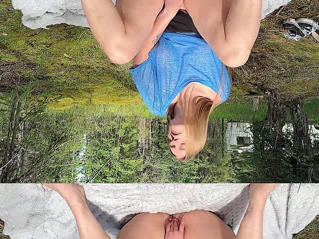 nerdynymphoo flaunts large breasts below public eyes now