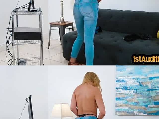 Bigtitted lingerie bae fucked on casting