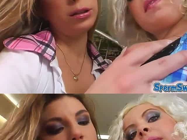 Shes A Good Girl And Swallows His Cum For Her Girl