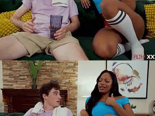 Black stepsis desires stepbros white rod