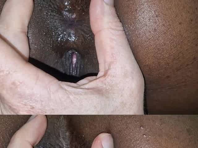 Petite Ebony Asshole Gaping