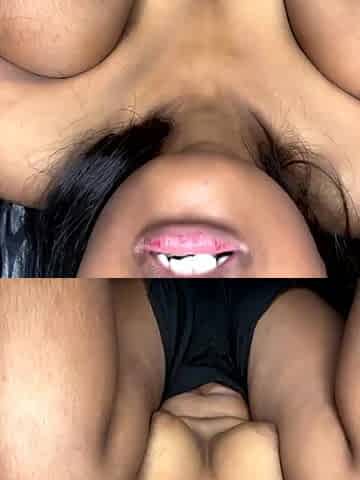 Mysterious darkhaired beauty shares intimate solo pleasure with close views