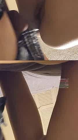 Slim Mexican teen with white underware