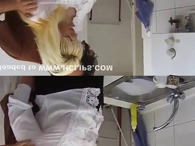 Pregnant Babe Bends Over The Counter As She Gets Fucked To A Cumshot