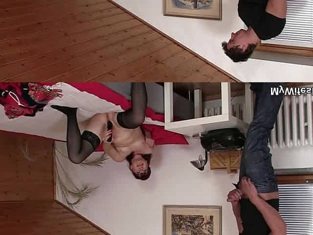 Mom in Law a Happy Dildo Owner