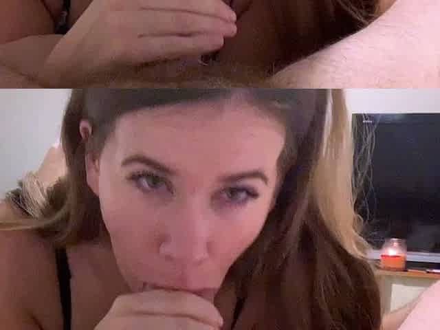 Amateur Blonde Blowjob CIM