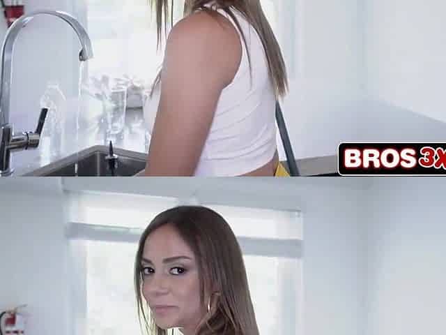 Hawt Latin chick Maid Paid to Undress, Sucks and Bangs for Money