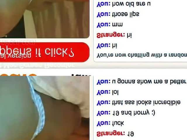 Naughty Ebony Teen on Omegle