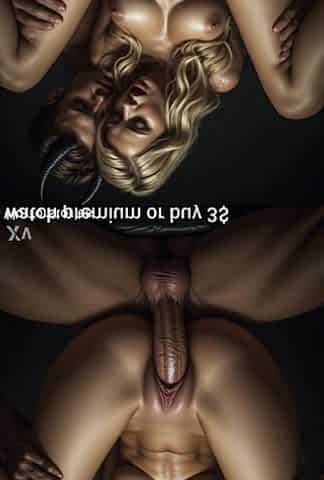 eighteen year old cutie drilled by the impressive devil who take souls ( pair voice over ) AI generated