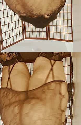 HOT big beautiful woman SHOWS OF HER CORPULENT BUTT IN ALL EBONY