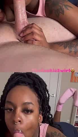 Black teen floozy