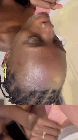 Petite Ebony Sucks and Fucks in the Bathroom