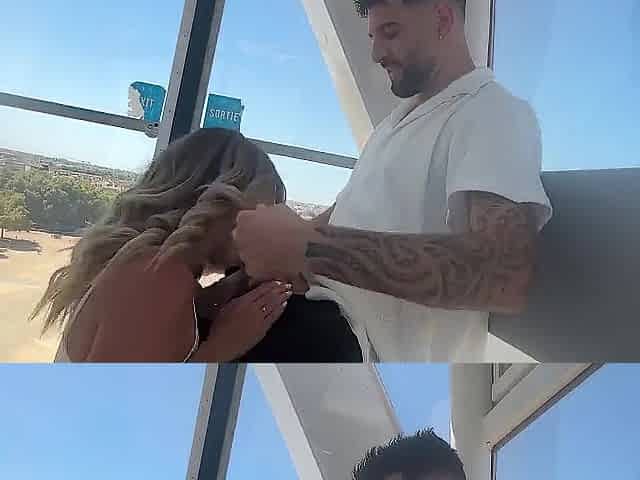 This babe Sucks Me in the Ferris Wheel, I Take Her Home to Screw Her Properly!